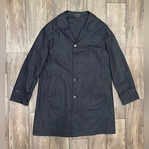 NWT Schneiders Salzburg Mens Jimmie Rainloden Charcoal Wool Coat‎ Size 46